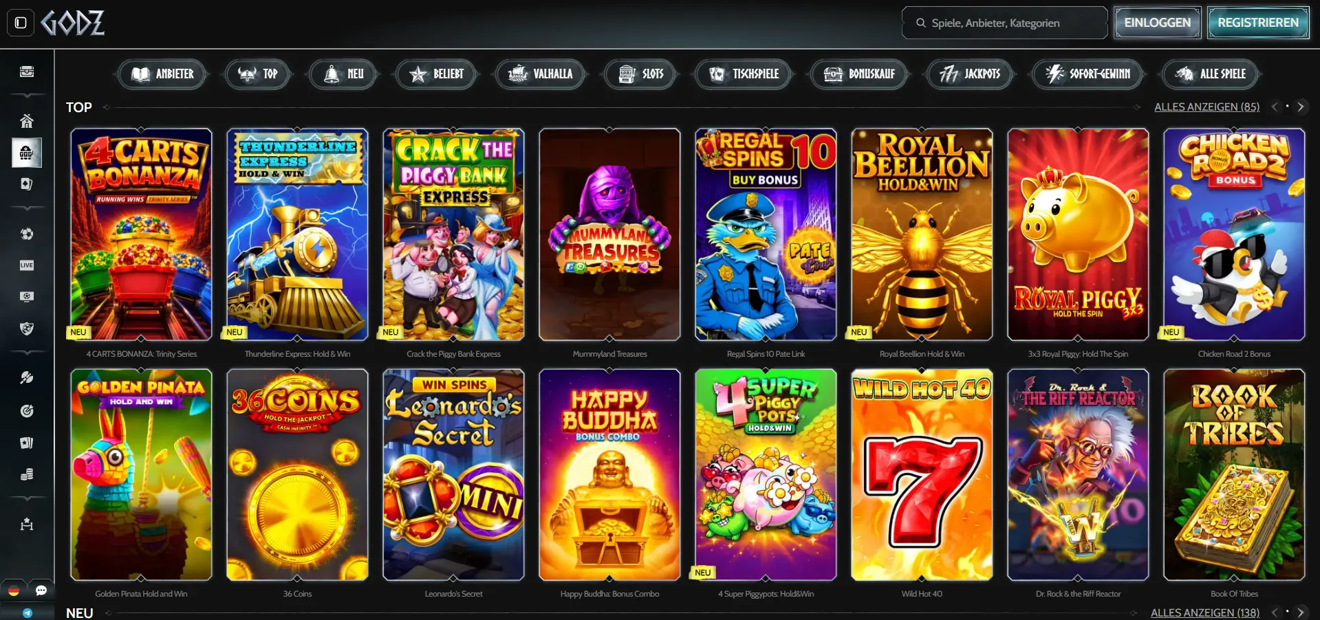 Godz Casino Anmelden